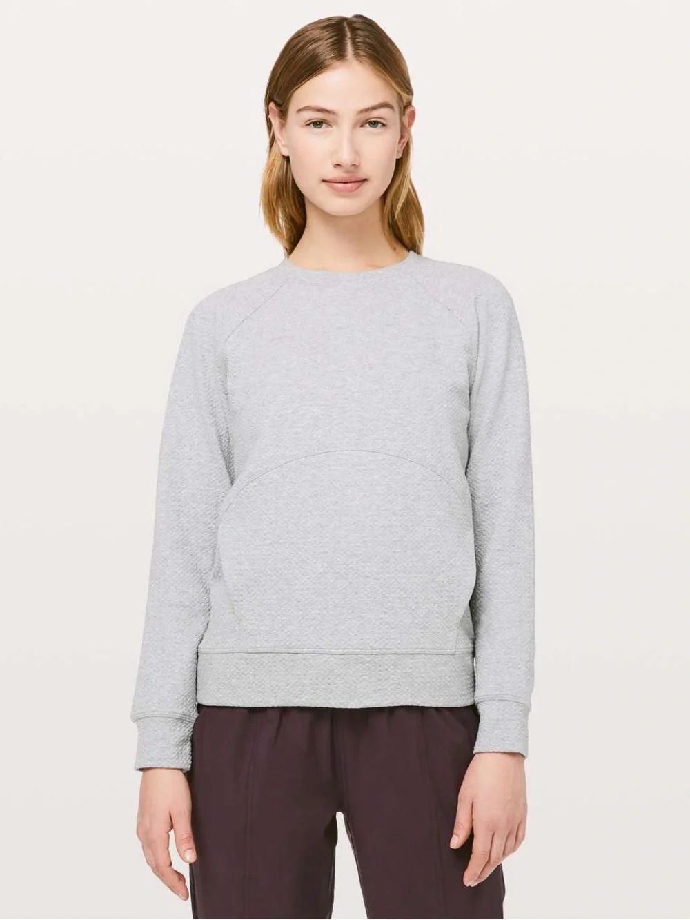 Lululemon Catch A Moment Crew
Heathered Core Light Grey